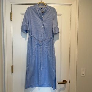 Joseph - Barker Pinstripe Dress, Blue, Size 38, NWT